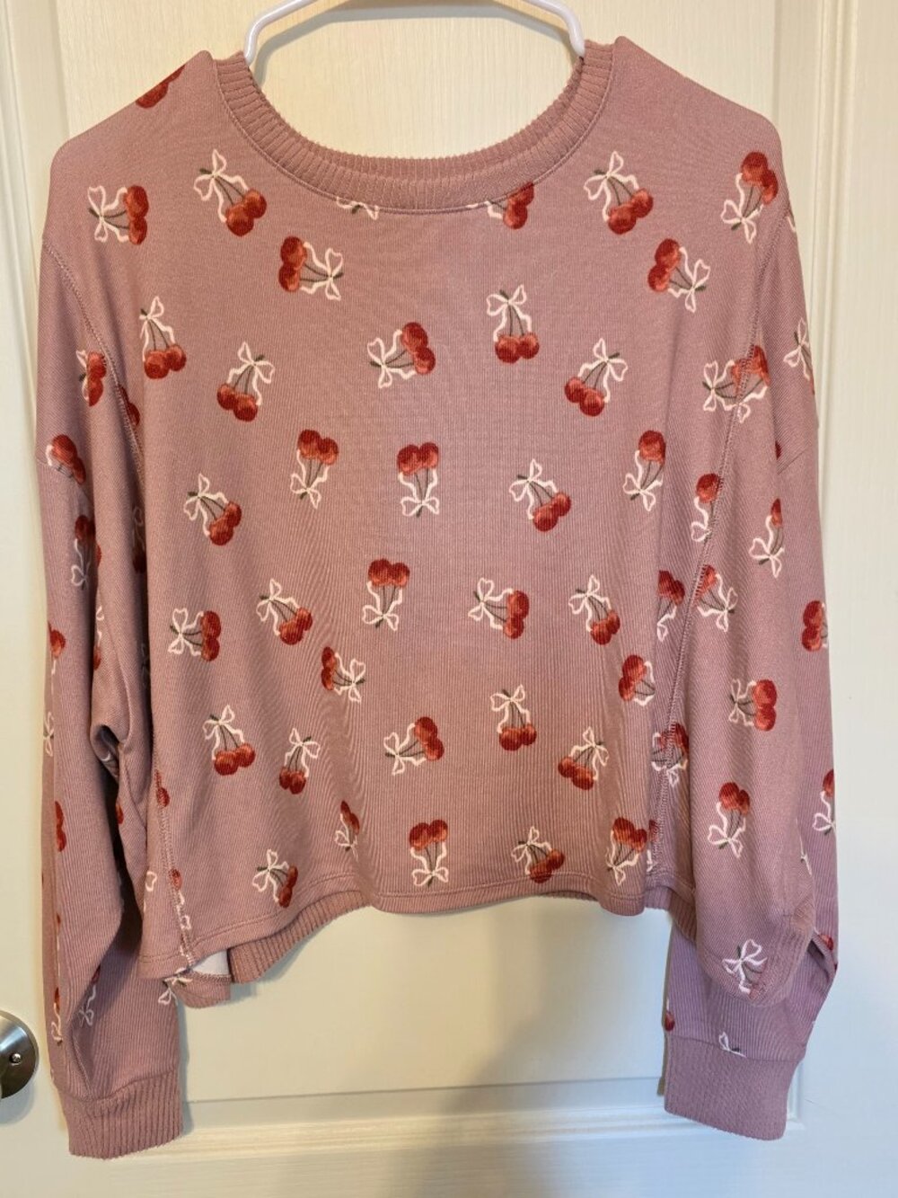Lucky Brand Cherries Crew Sweater